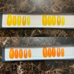 Press on nails (color changing)